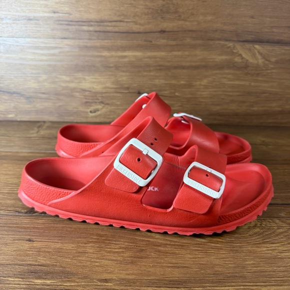 Birkenstock Arizona Essentials Red EVA Sandals EU Size 40 Women's 9 Slides Shoes - Picture 10 of 10